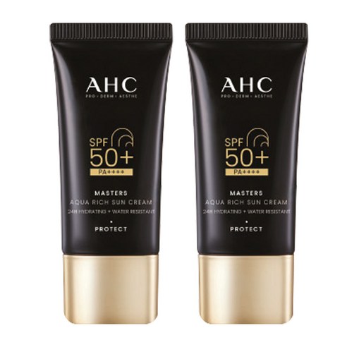 AHC 마스터즈 아쿠아 리치 선크림 SPF50+ PA++++ 제품 이미지
